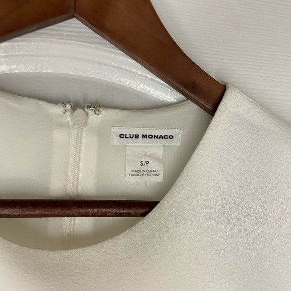 Club Monaco White Crepe Top - Picture 3 of 3